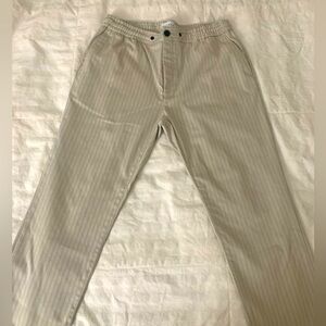 Topman pin stipe trousers- off white - 36x32